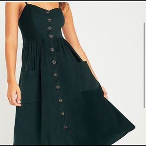 Urban Outfitters Emilia Corduroy Button-Down Midi